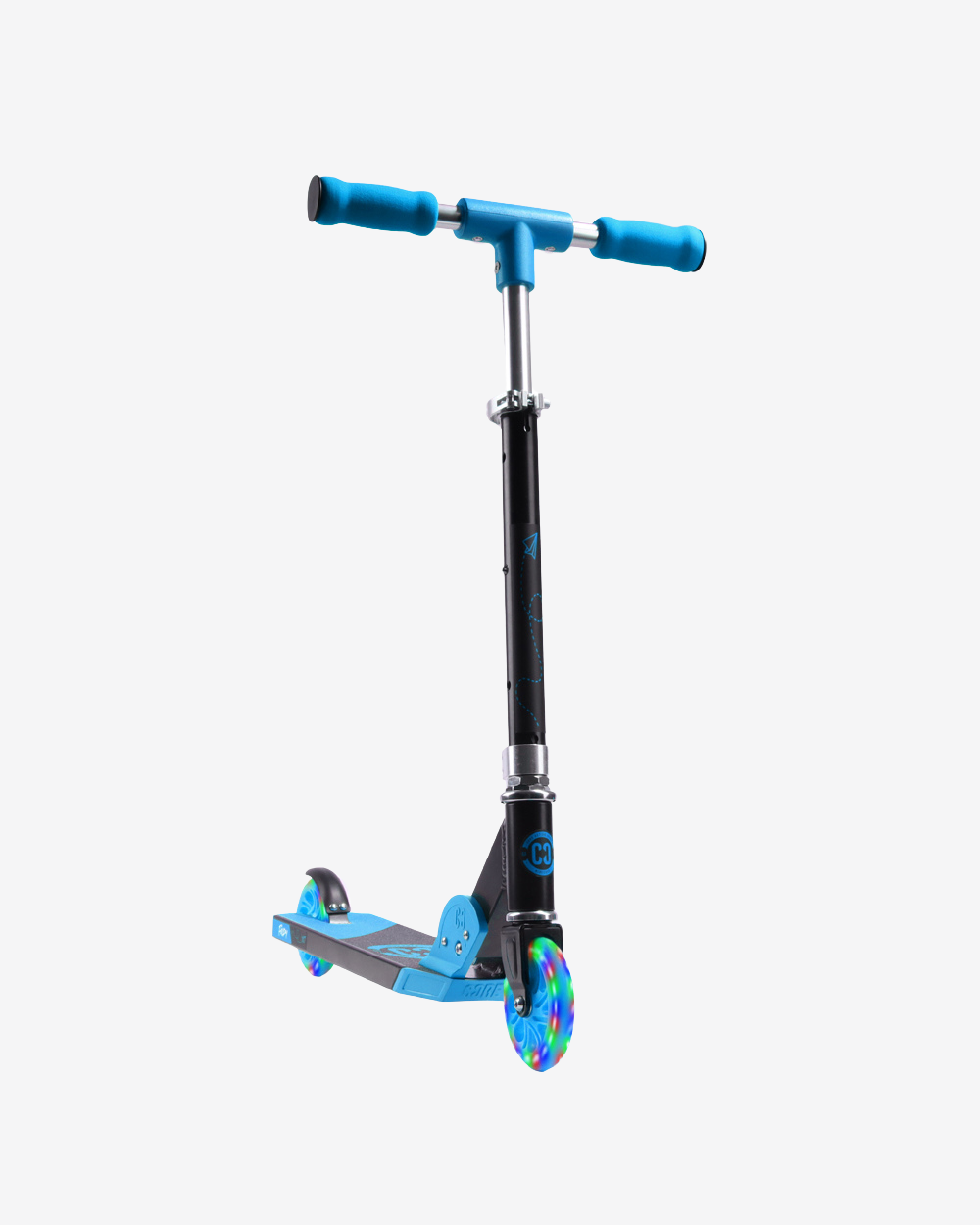 Core Kids Foldy Scooter | Blue with LED wheels