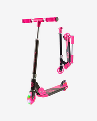 Core Kids Foldy Scooter | Pink with LED wheels