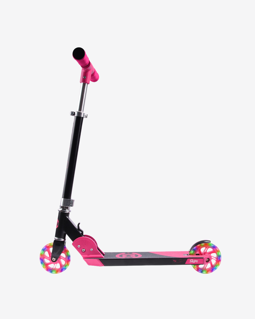 Core Kids Foldy Scooter | Pink with LED wheels