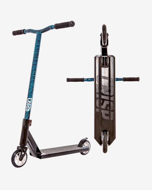 Crisp Blaster Complete Scooter  | Black / Blue Cracking