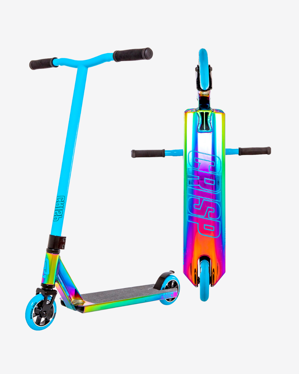 Crisp Surge Complete Scooter | Neo Chrome  / Sky Blue