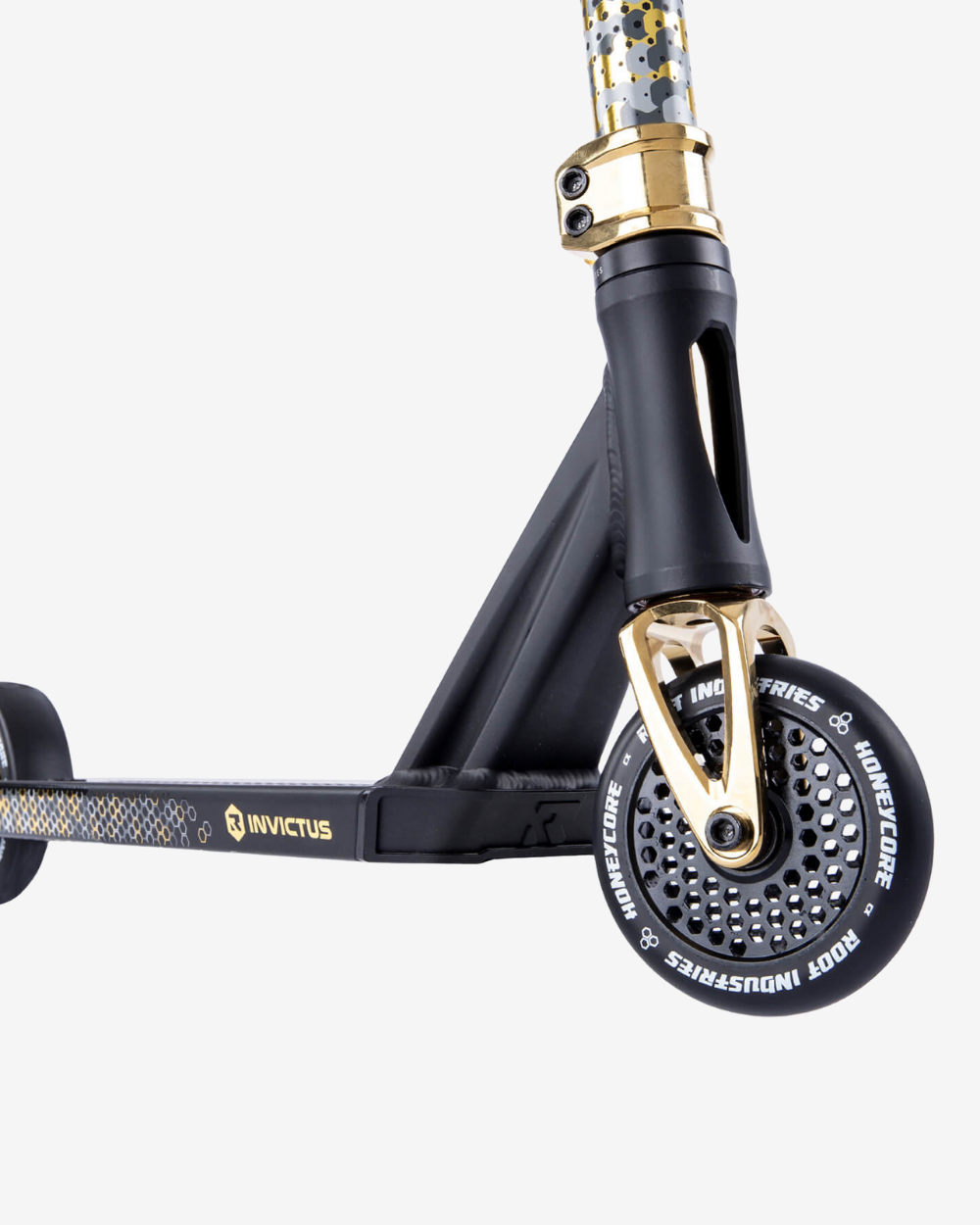 Root Industries Invictus 2 Pro Scooter | Black/Gold Rush