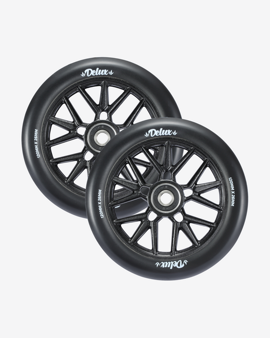 Envy Delux 120mm Wheels | Black