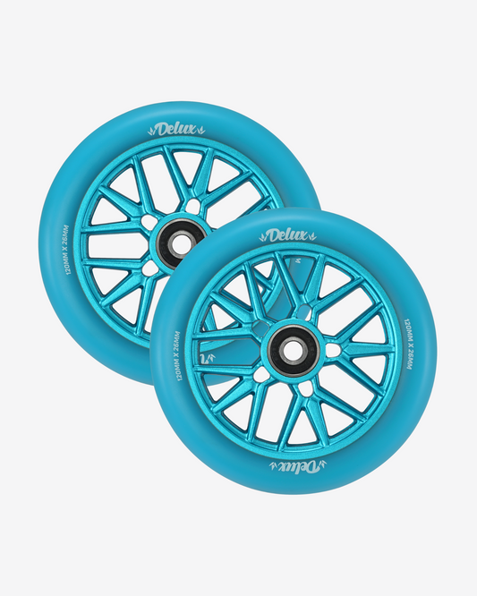 Envy Delux 120mm Wheels | Blue