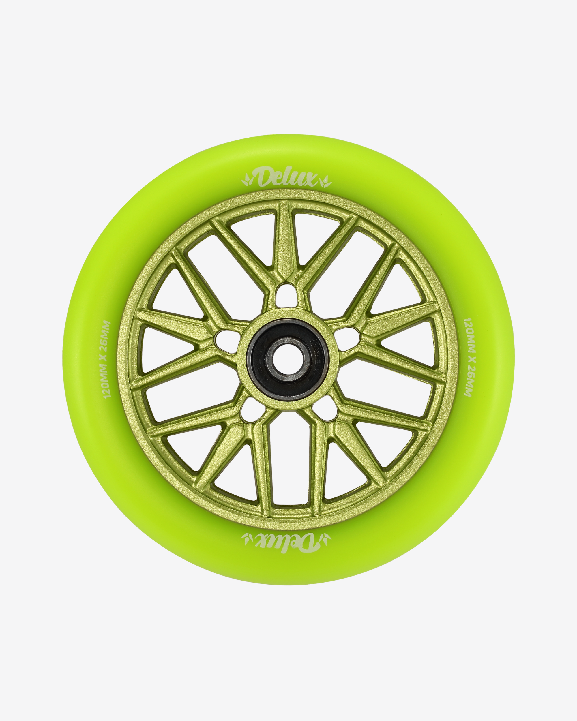 Envy Delux 120mm Wheels | Green