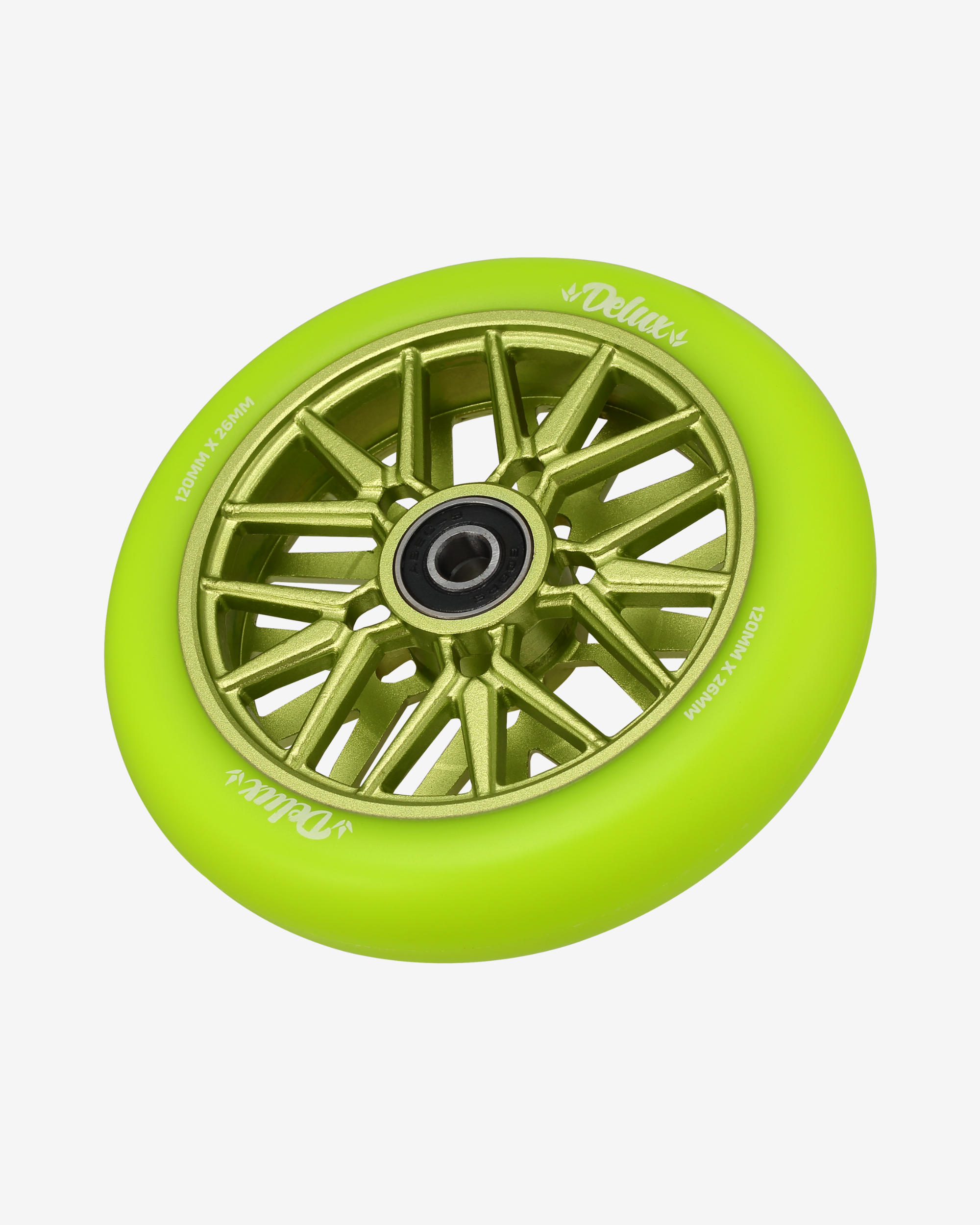 Envy Delux 120mm Wheels | Green