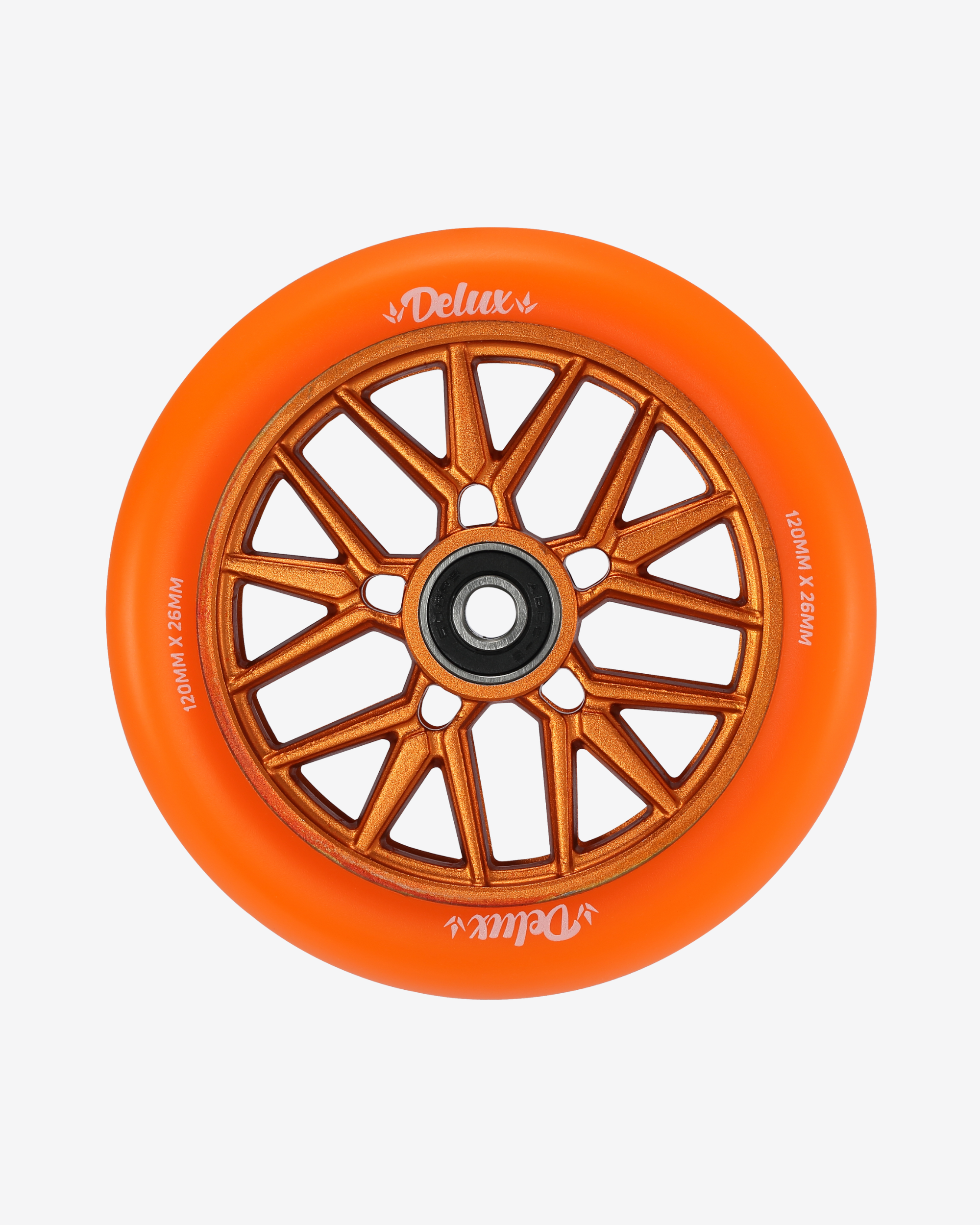 Envy Delux 120mm Wheels | Orange