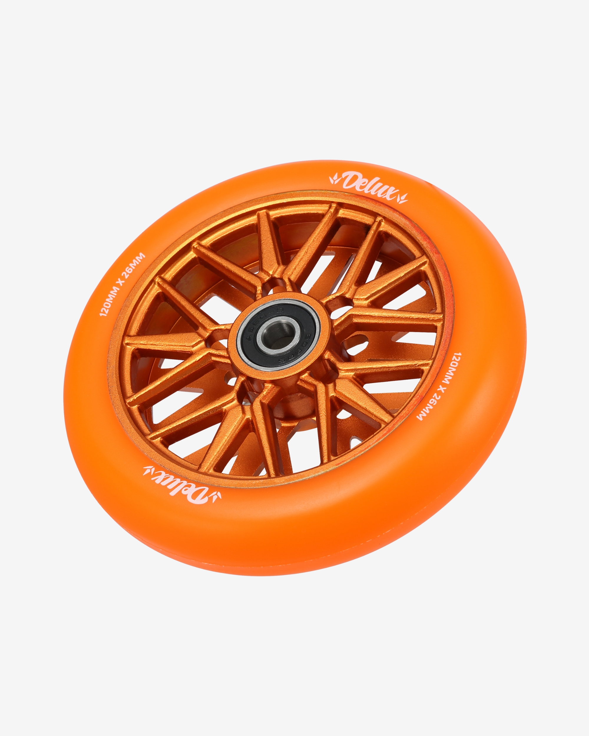 Envy Delux 120mm Wheels | Orange
