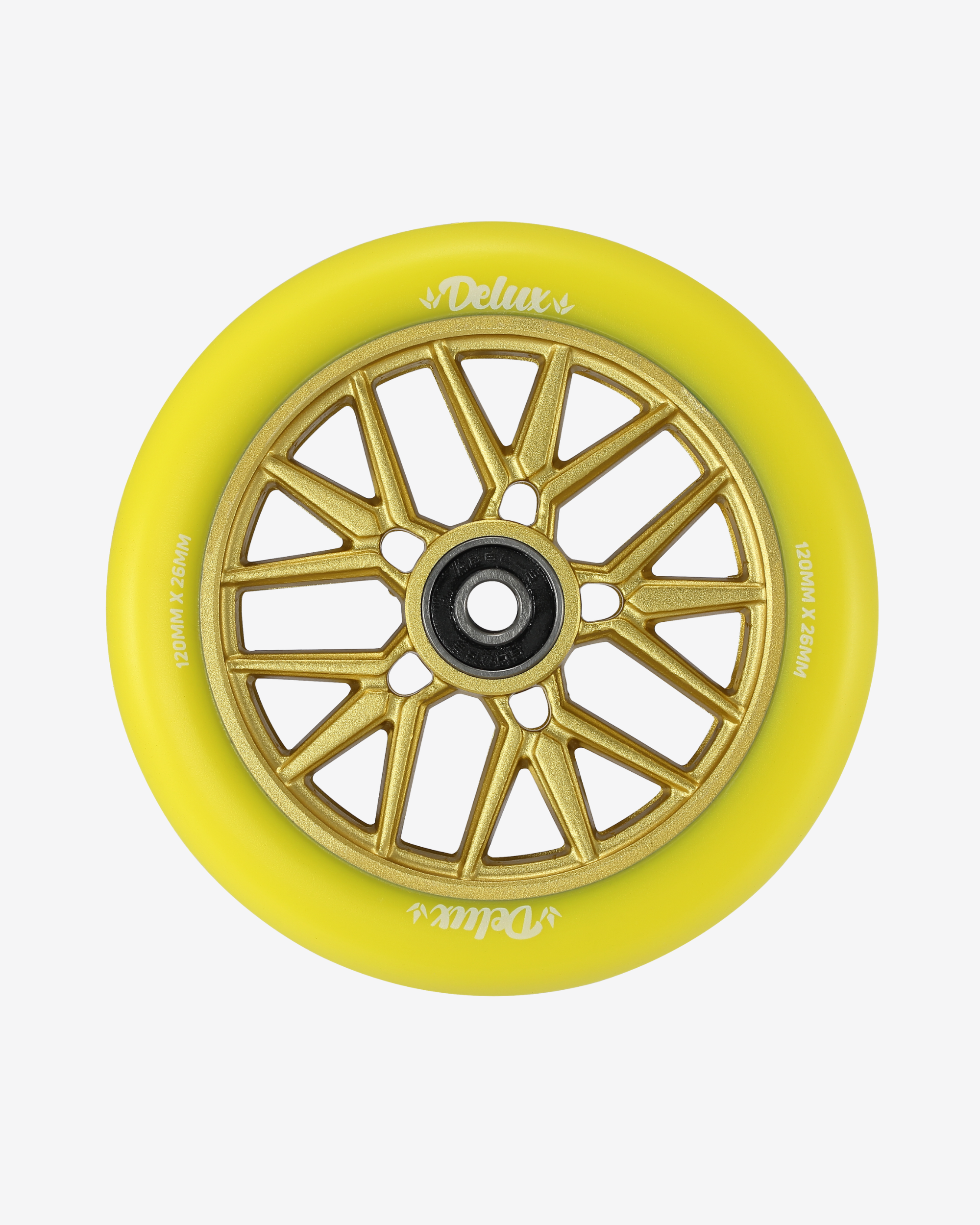 Envy Delux 120mm Wheels | Yellow