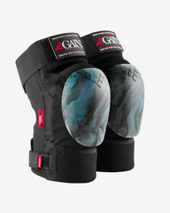 Gain Protection | The Shield Pro Knee Pads | Teal / Black Swirl