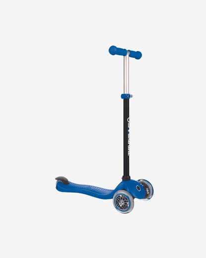 Globber Go Up Sporty 3 Wheel Kids Convertible Scooter | Navy Blue