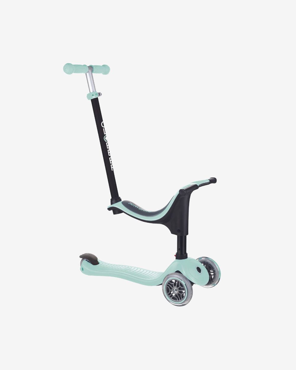 Globber Go Up Sporty 3 Wheel Kids Convertible Scooter | Mint