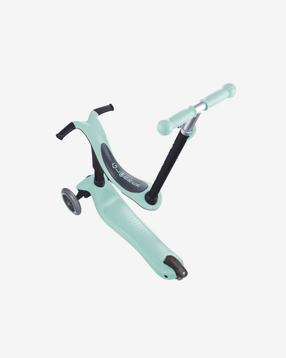 Globber Go Up Sporty 3 Wheel Kids Convertible Scooter | Mint
