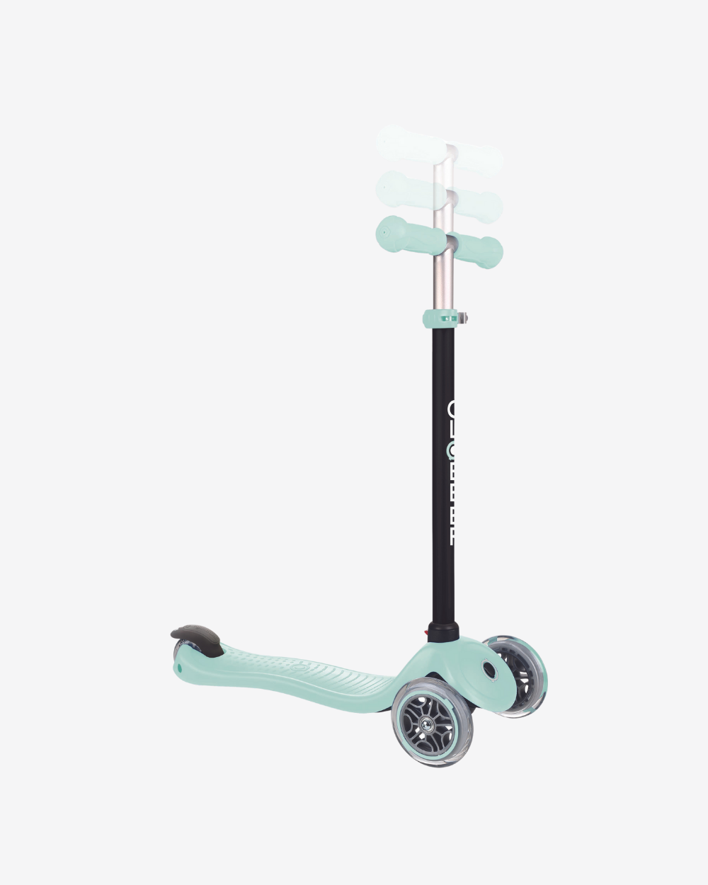 Globber Go Up Sporty 3 Wheel Kids Convertible Scooter | Mint
