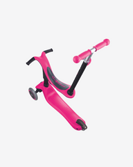 Globber Go Up Sporty 3 Wheel Kids Convertible Scooter | Deep Pink