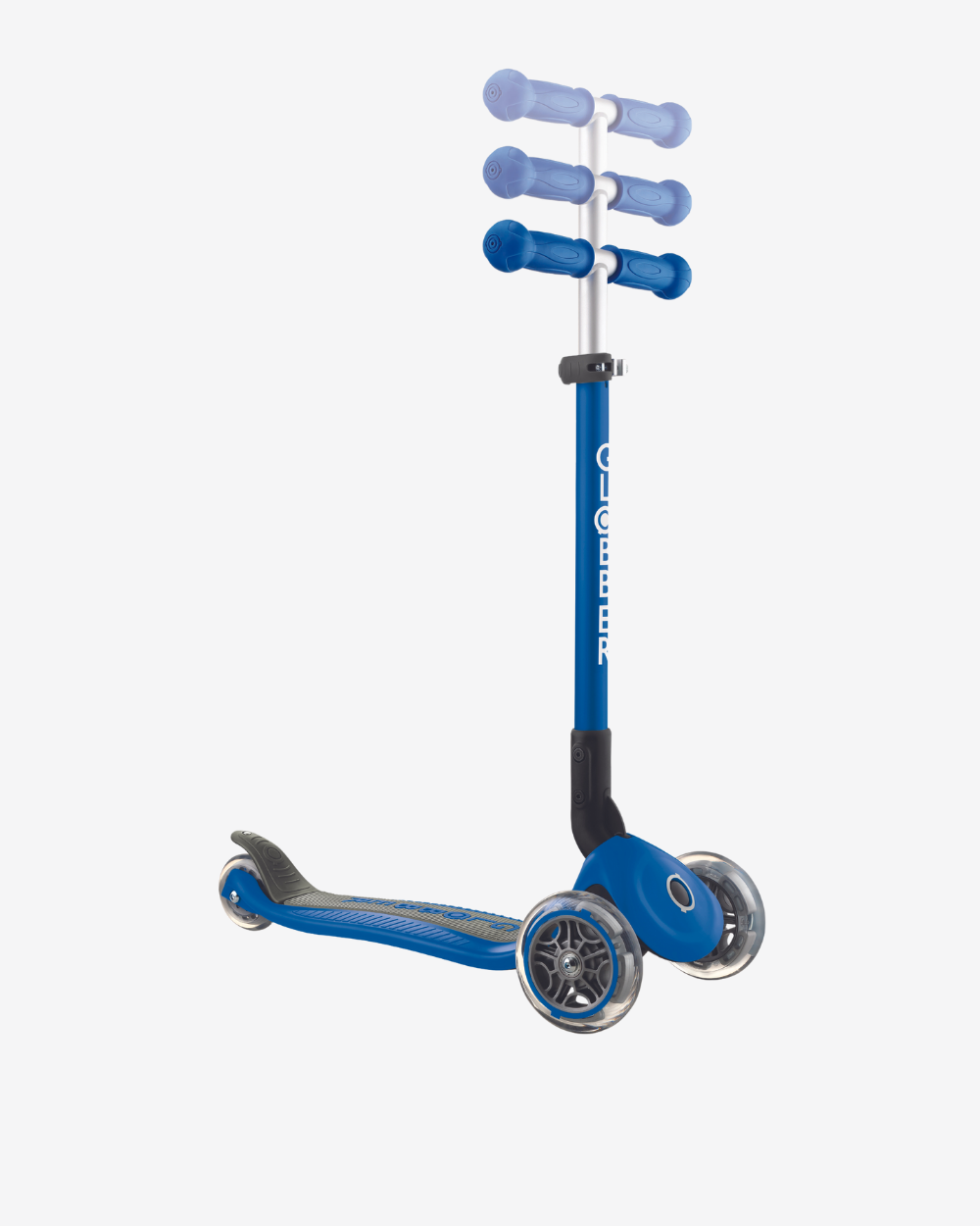 Globber Primo 3 Wheel Kids Scooter Foldable | Navy Blue