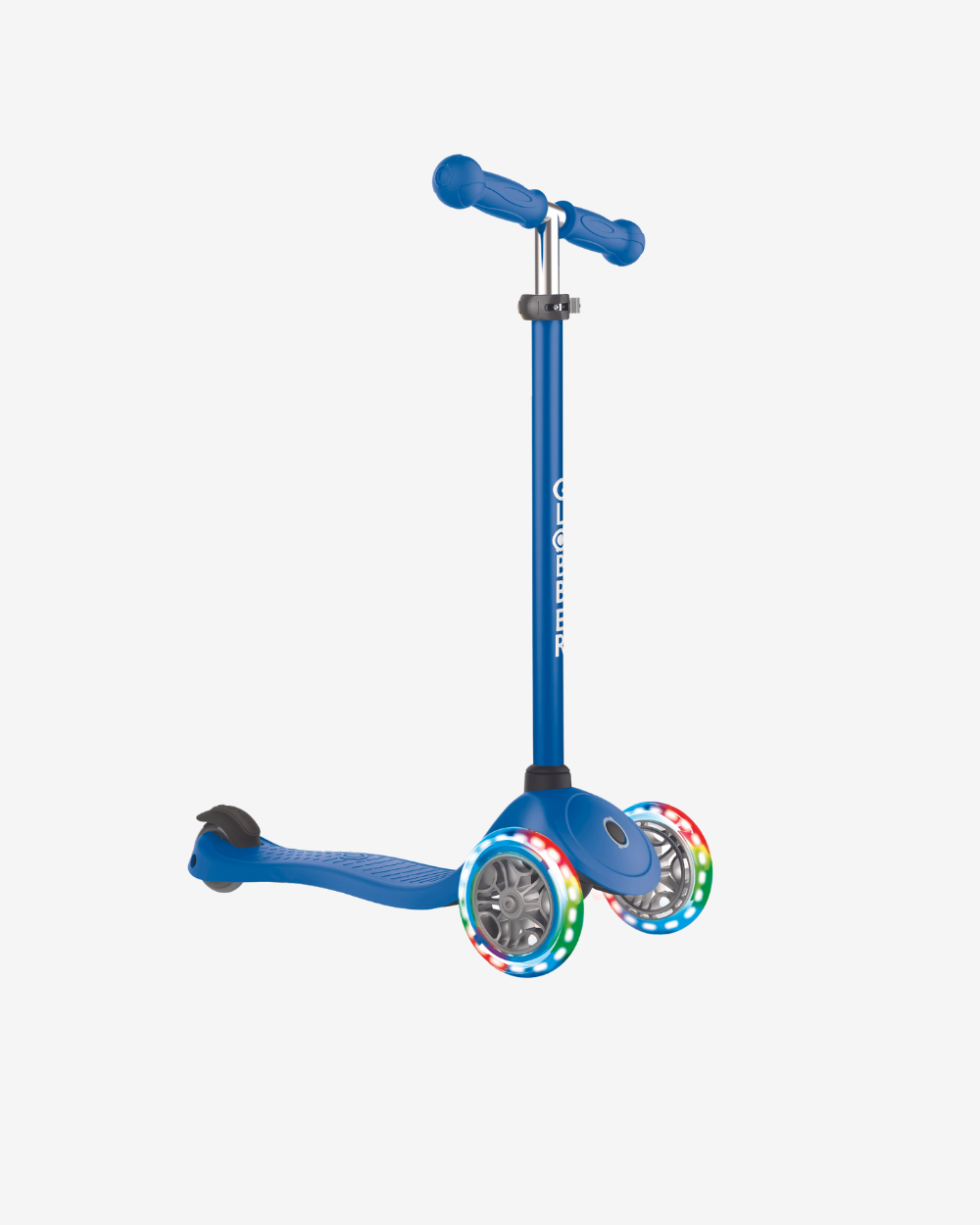 Globber Primo 3 Wheel Kids Scooter | Light Up Navy Blue