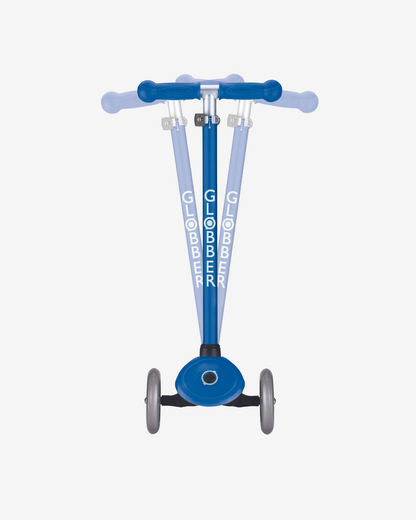 Globber Primo 3 Wheel Kids Scooter | Light Up Navy Blue