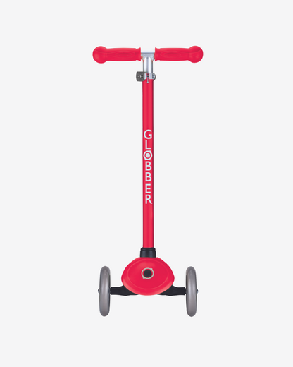 Globber Primo 3 Wheel Kids Scooter | Light Up Red