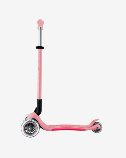 Globber Primo V2 3 Wheel Kids Scooter Foldable Plus | Pastel Pink / Coral