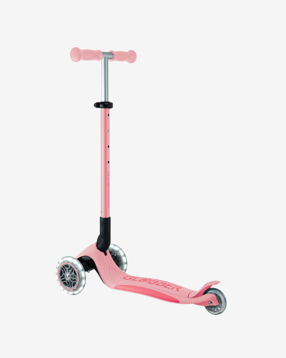Globber Primo V2 3 Wheel Kids Scooter Foldable Plus | Pastel Pink / Coral
