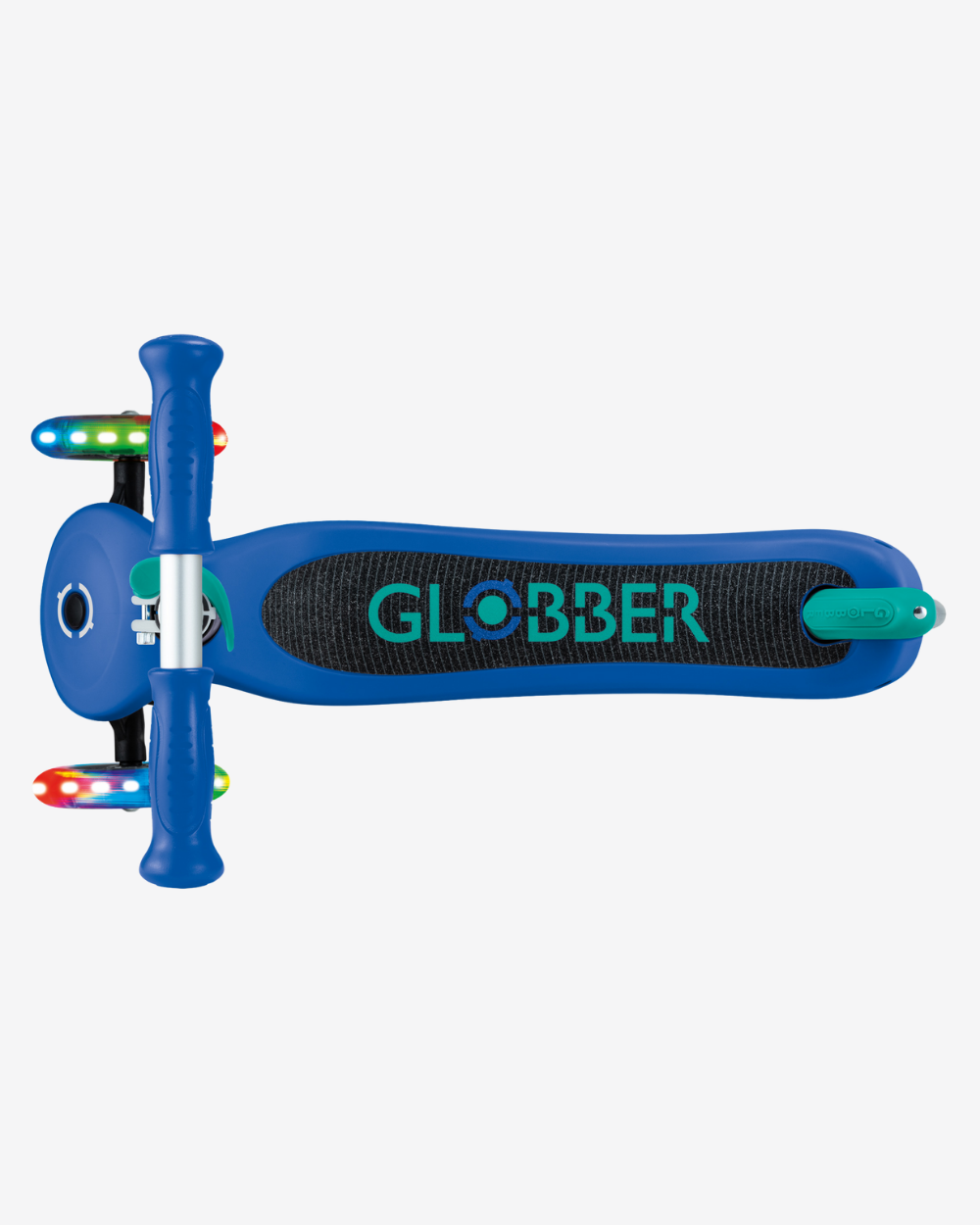 Globber Primo V2 3 Wheel Kids Scooter | Navy Blue / Emerald Green