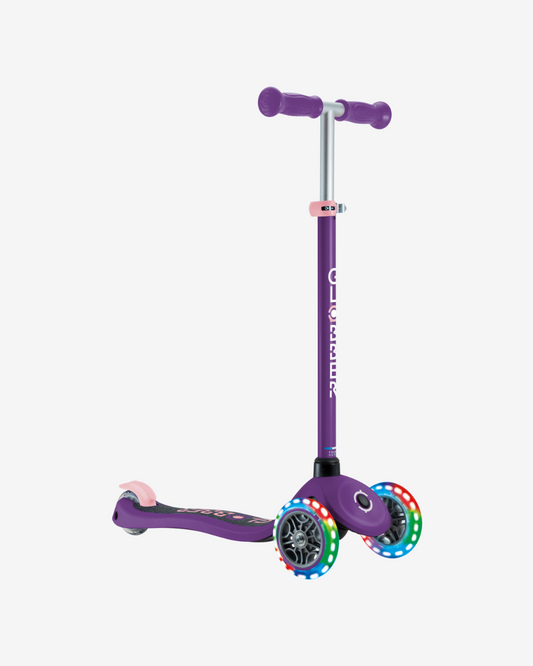 Globber Primo V2 3 Wheel Kids Scooter | Purple /  Pastel Pink