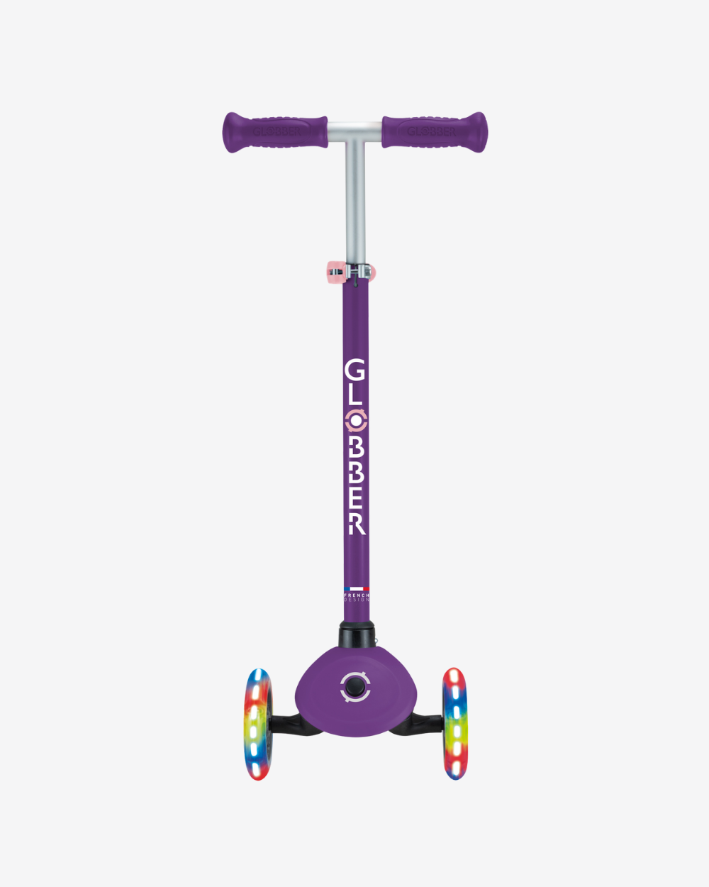 Globber Primo V2 3 Wheel Kids Scooter | Purple /  Pastel Pink