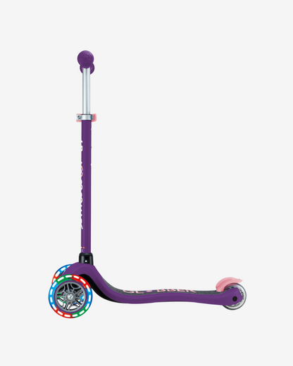 Globber Primo V2 3 Wheel Kids Scooter | Purple /  Pastel Pink