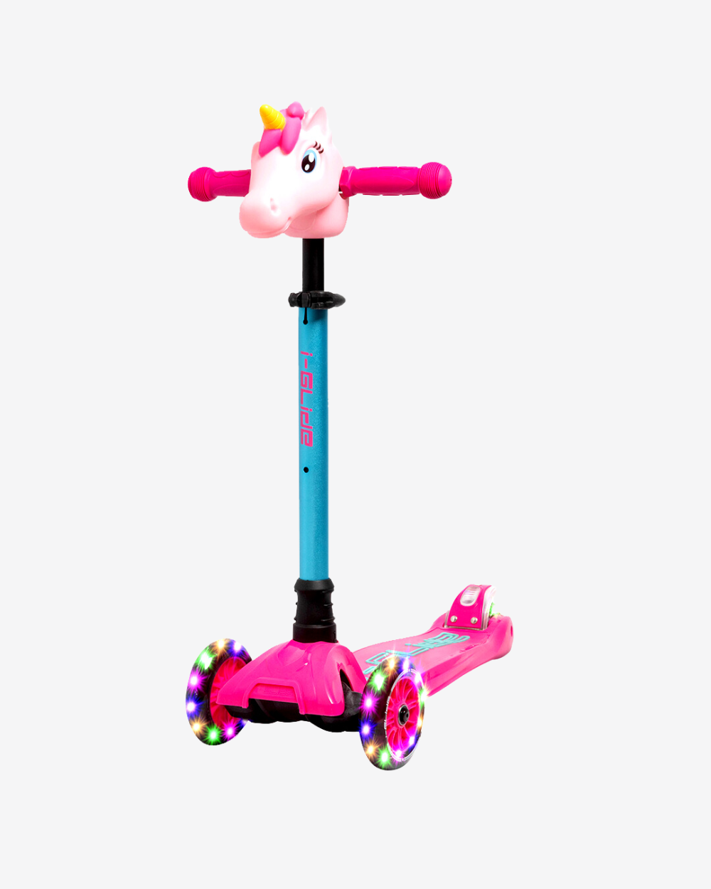 I-Glide Scootee Cuteez Unicorn Head | Pink