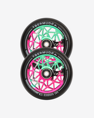 Oath Components | Bermuda 110mm Wheels | Green/Pink/Black