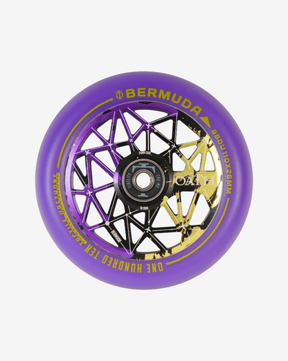 Oath Components | Bermuda 110mm Wheels | Black/Purple/Yellow