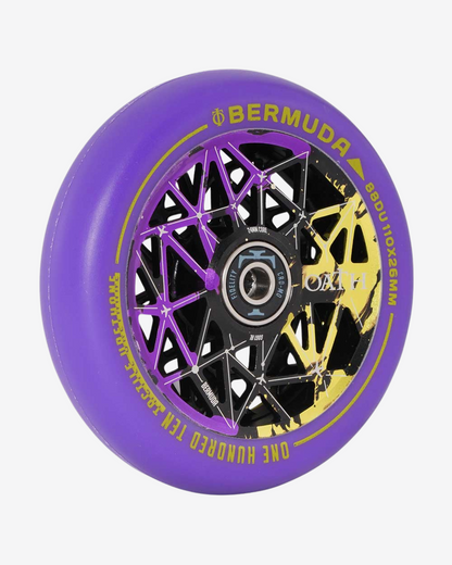 Oath Components | Bermuda 110mm Wheels | Black/Purple/Yellow