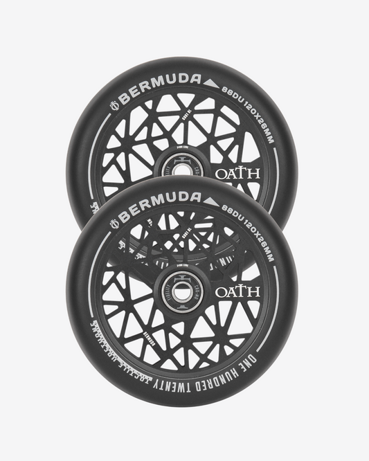 Oath Components | Bermuda 120mm Wheels | Anodised Satin Black