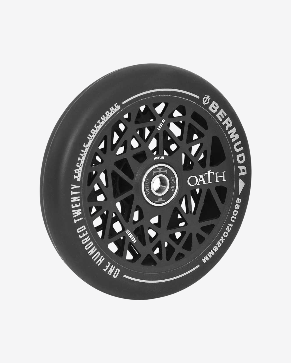 Oath Components | Bermuda 120mm Wheels | Anodised Satin Black