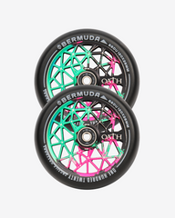 Oath Components | Bermuda 120mm Wheels | Green/Pink/Black