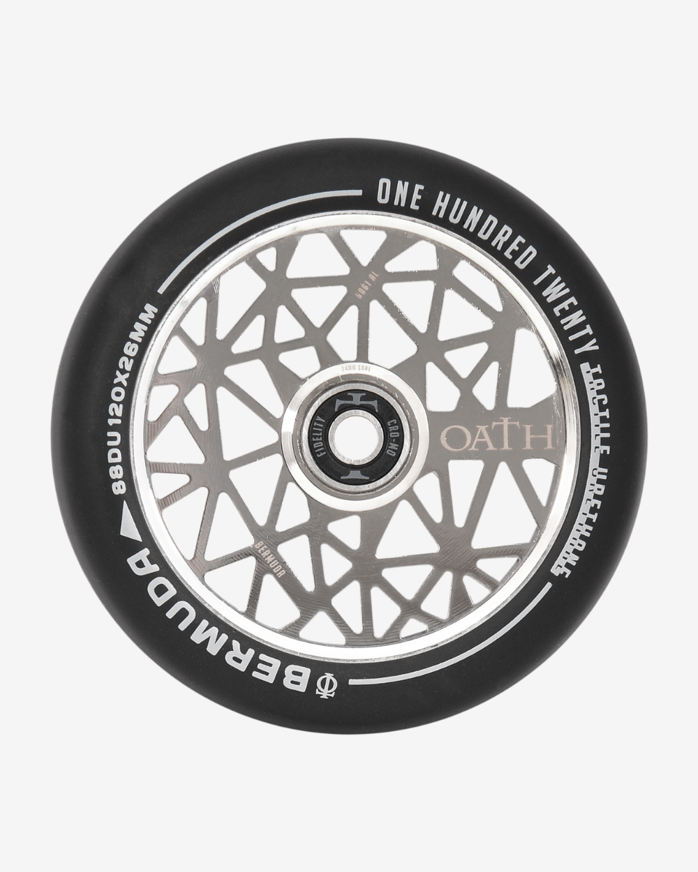 Oath Components | Bermuda 120mm Wheels | Neo Silver