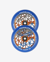 Oath Components | Bermuda 120mm Wheels | Orange/Blue/Titanium