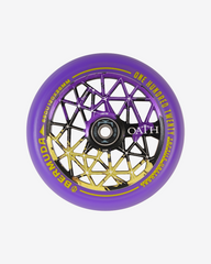 Oath Components | Bermuda 120mm Wheels | Black/Purple/Yellow