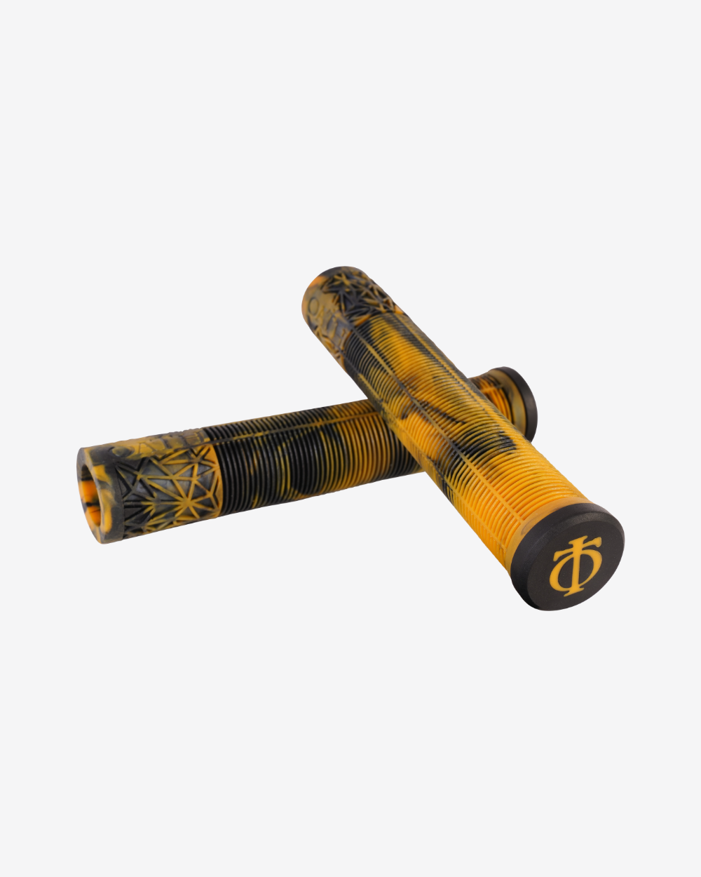 Oath Components | Bermuda Grips 165mm | Orange / Black Marble