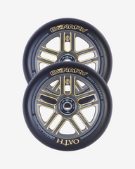 Oath Components | Binary 110mm x 24mm Wheels | Gold/Titanium