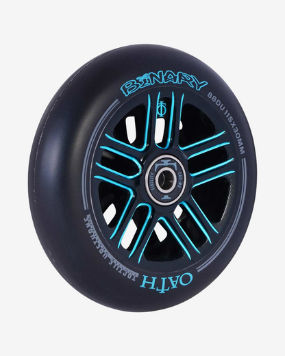 Oath Components | Binary 115mm x 30mm Wheels | Black/Blue