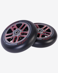 Oath Components | Binary 115mm x 30mm Wheels | Red/Titanium