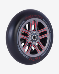 Oath Components | Binary 115mm x 30mm Wheels | Red/Titanium