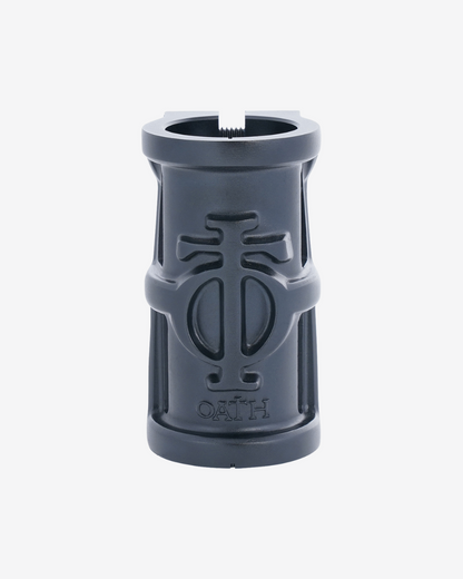 Oath Components | Cage V2 Alloy 4 Bolt SCS Clamp | Anodised Satin Black