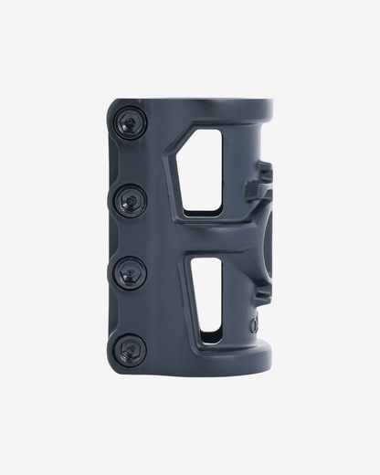 Oath Components | Cage V2 Alloy 4 Bolt SCS Clamp | Anodised Satin Black