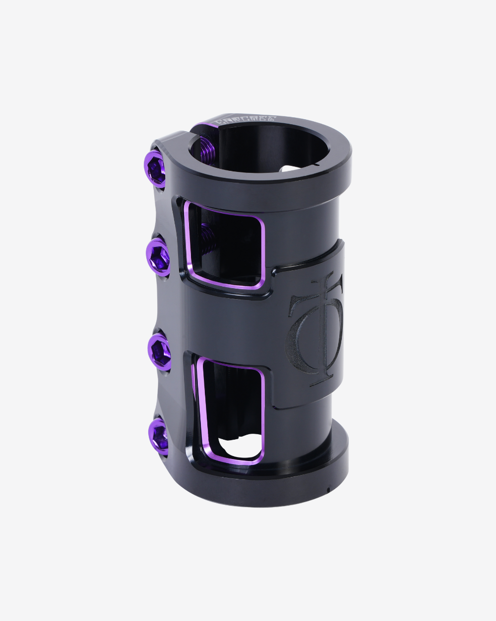 Oath Components | Carcass SCS 4 Bolt Clamp | Black/Purple