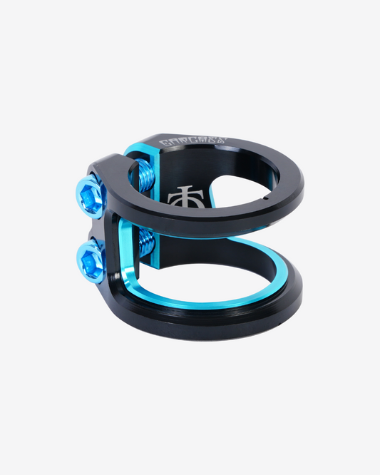 Oath Components | Carcass 2 Bolt Clamp | Black/Blue