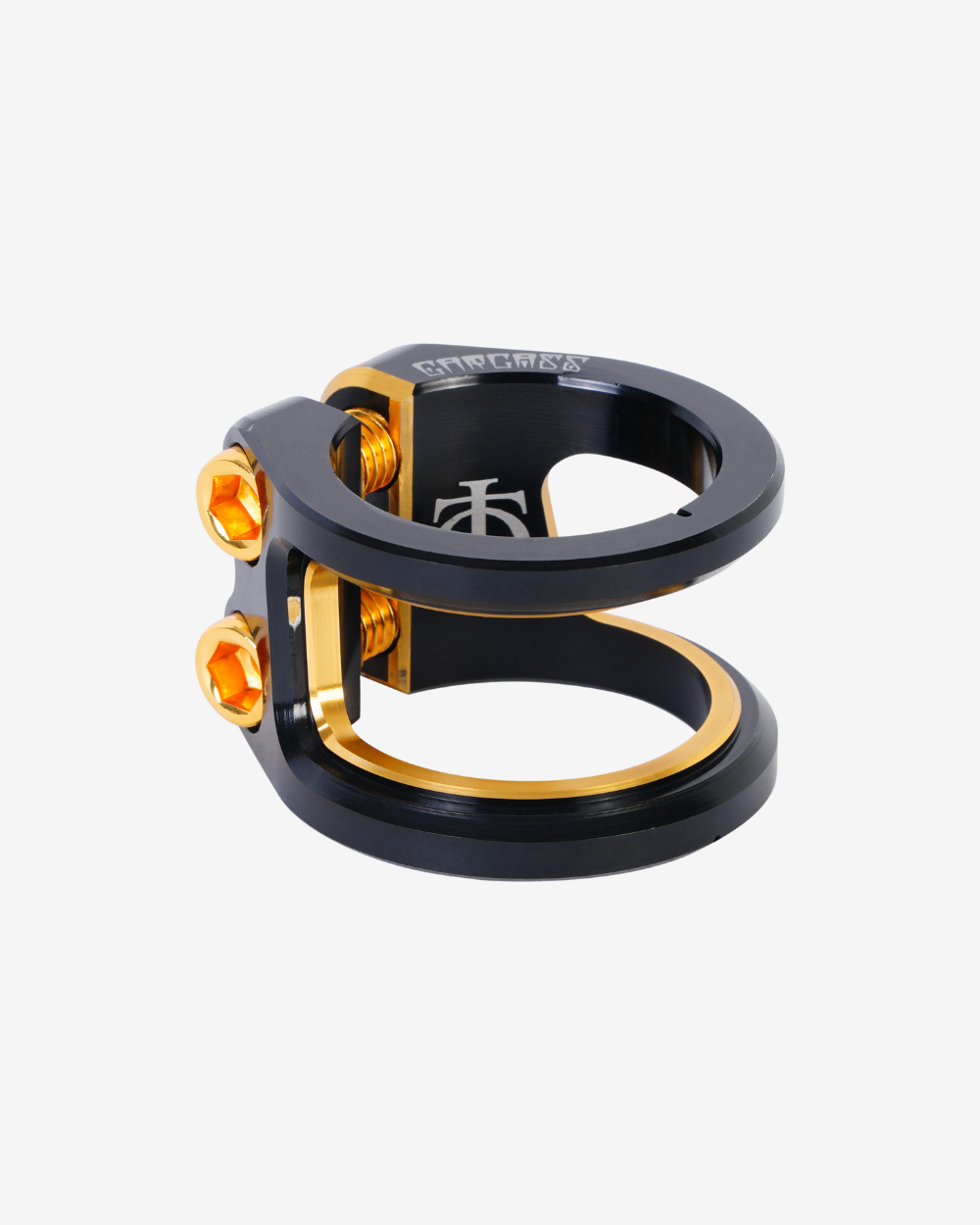 Oath Components | Carcass 2 Bolt Clamp | Black/Orange