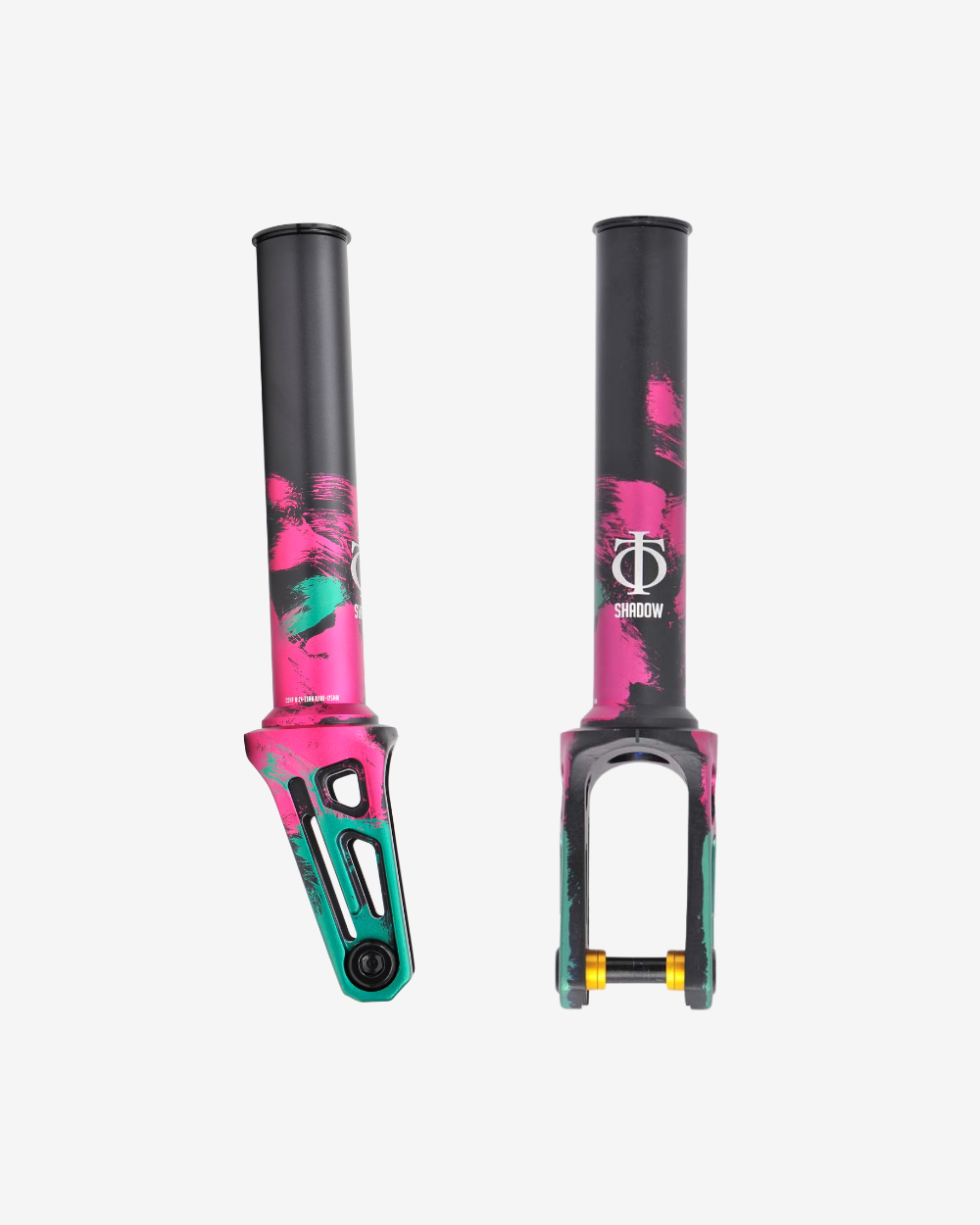 Oath Components | Shadow SCS/HIC Fork | Green/Pink/Black